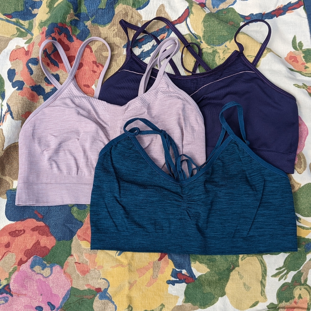 LOT - 3 sweaty Betty sports bras - M